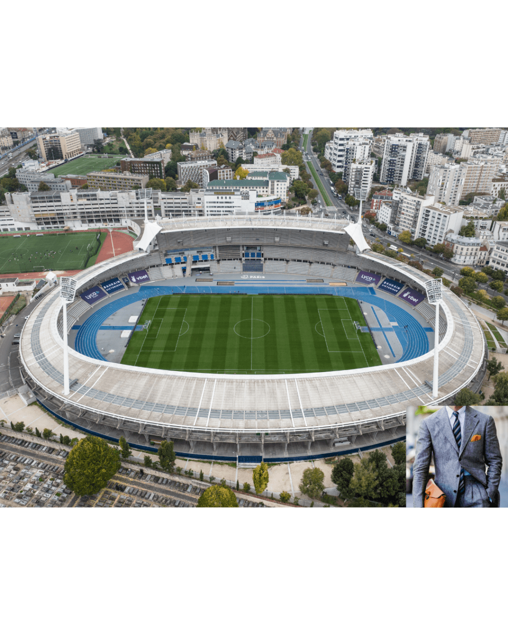 Le stade Charléty à Paris
